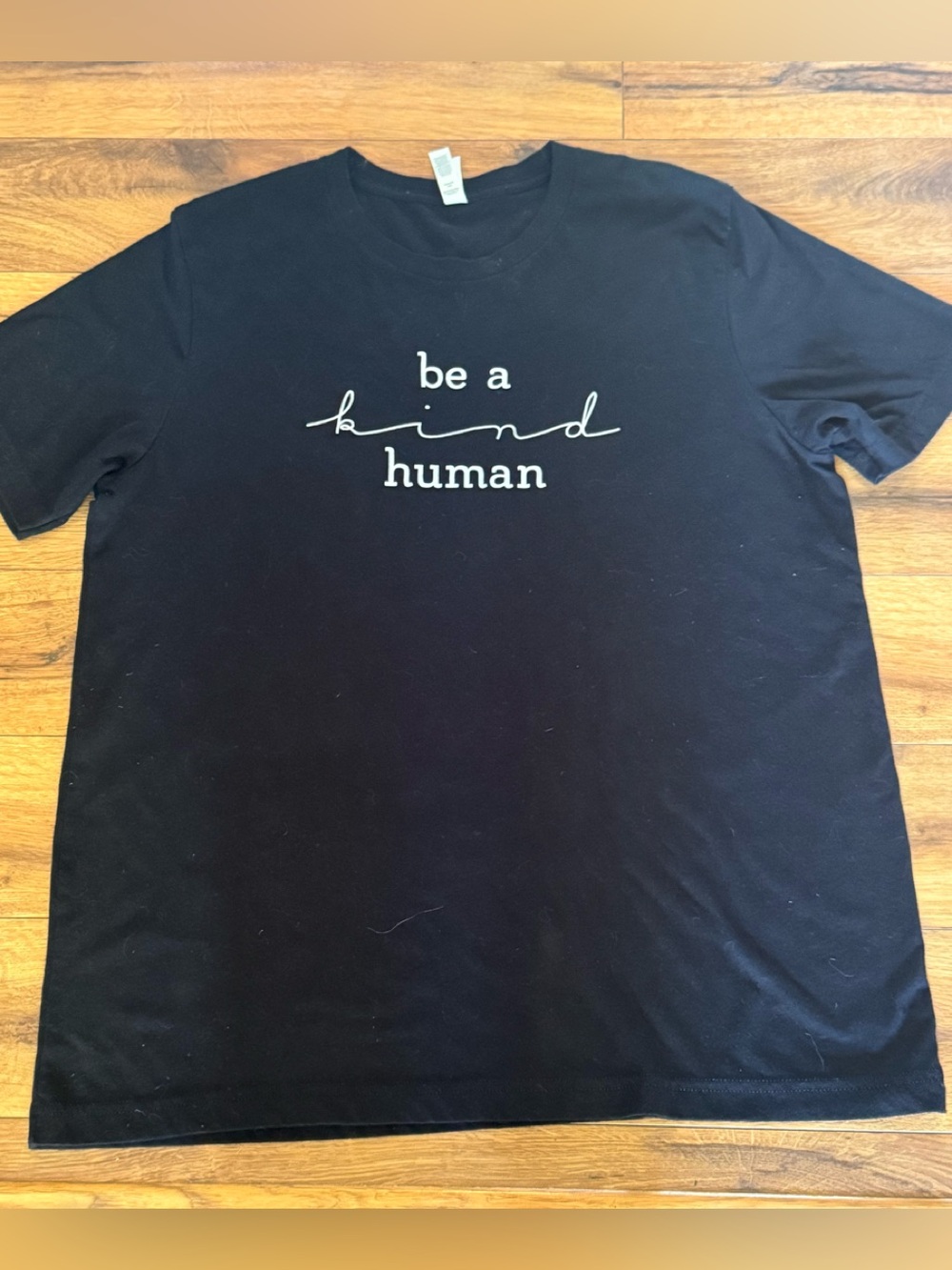 Bella Canvas Black "Be a Kind Human" Graphic Tee